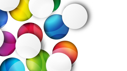 kolorowe koła wektor © Rzoog