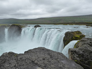 Iceland, Goðafoss (Godafoss)