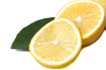 sliced ripe yellow juicy lemon ranked