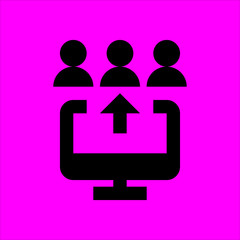 computer icon flat disign