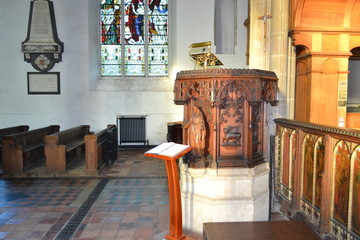 church pulpit 