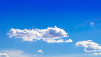 blue sky with cloud closeup.Closeup blue sky and fluffy clouds background