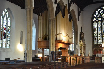 church organ pipes 