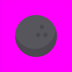 bowling icon flat disign