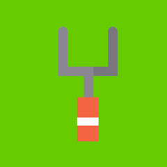 american football icon flat disign