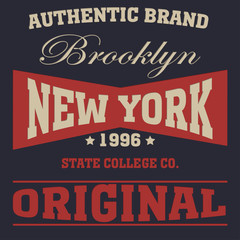 New york  typography fashion