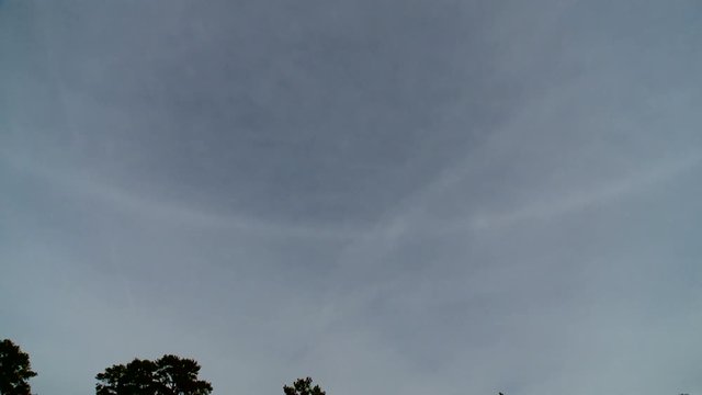 Ice Crystal Cirrus Clouds Produce  Parhelic Circle and More