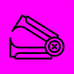 stapler icon flat disign