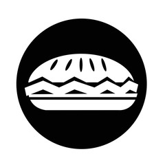 Obraz premium food pie icon