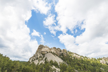 Mount Rushmore National Memorial on sunny day,South Dakota,usa.