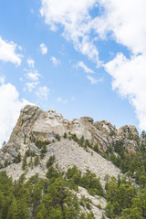 Mount Rushmore National Memorial on sunny day,South Dakota,usa.