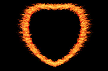 heart in fire
