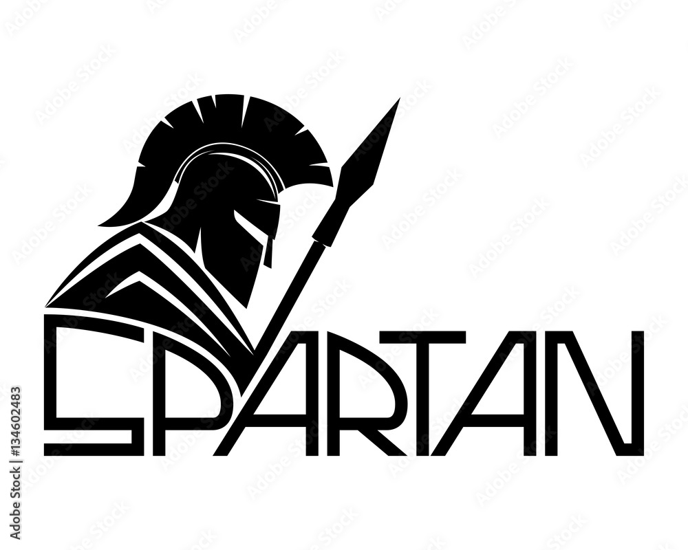 Sticker spartan.