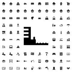 harbor icon illustration
