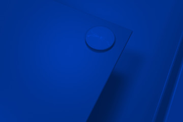 Rectangular colored plate texture with rivets