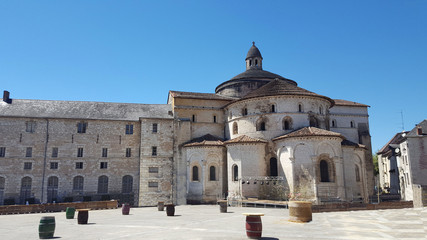 Lot, chevet de l' Eglise Sainte Marie à Souillac