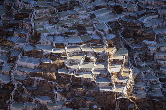 Peru, Andes, Maras, salt ponds