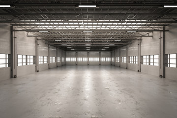 empty factory interior
