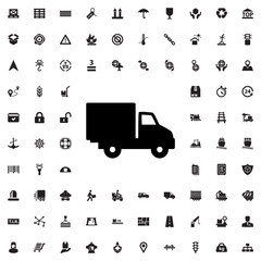 delivery car icon illustration