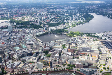 Hamburg - Germany - Panorama from above
