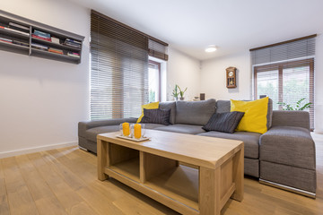 Room with sofa and window