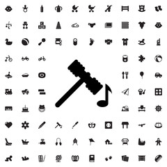 Obraz premium hammer icon illustration