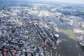 Hamburg - Germany Panorama from above