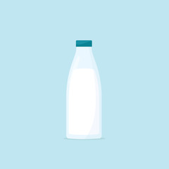 glass milk bottle.