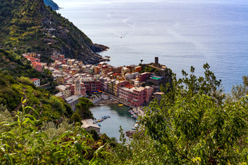 Vernazza in Cinque Terre National Park on Italian Riviera