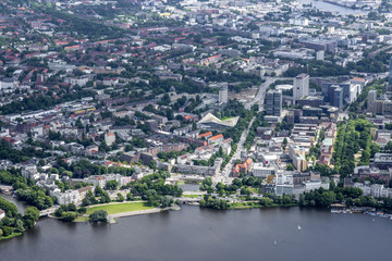 Fototapeta premium Hamburg - Germany - Panorama from above