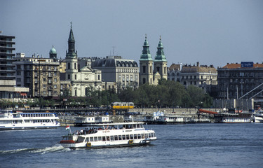 Fototapeta premium Budapest, promenade, Hungary