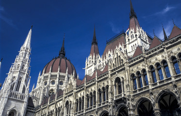 Fototapeta premium Budapest, parliament, Hungary