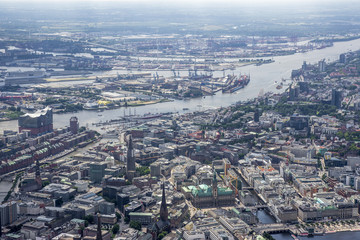 Hamburg - Germany - Panorama from above