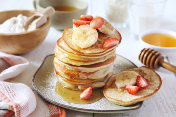 Gluten-free: Pancake with rice milk and rice flour