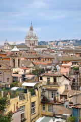 Fototapeta na wymiar Landscape view of Rome
