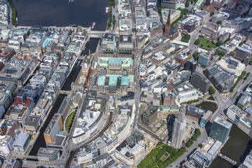 Fototapeta premium Hamburg - Germany - Panorama from above