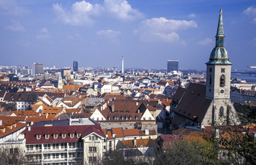 Bratislava, city view, Slovak Republic, diverse, Pressburg