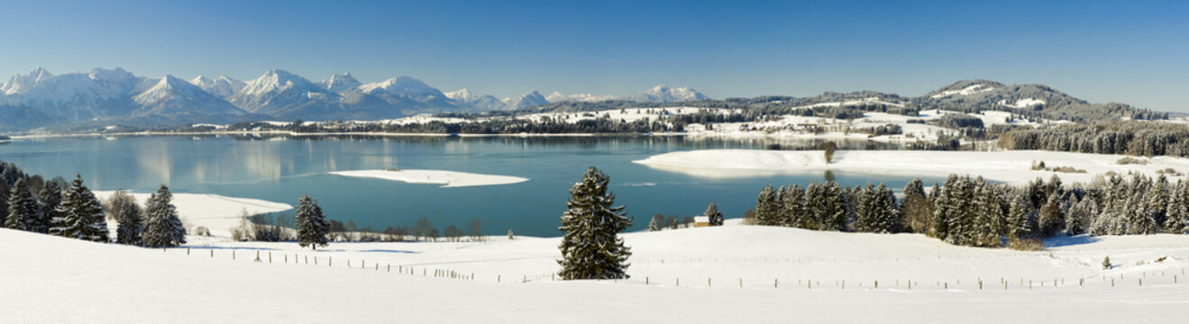 Winter Panoramalandschaft inm Allg&auml;u