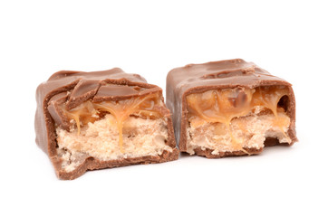 Chocolate with caramel