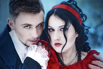 Red Riding Hood in love with a prince
