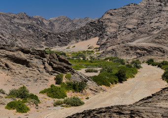 Etosha-Nationalpark Berg Landschaft in Namibia Südafrika
