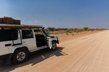 Fototapeta na wymiar Etosha-Nationalpark Berg Landschaft in Namibia