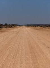 Etosha-Nationalpark Berg Landschaft in Namibia