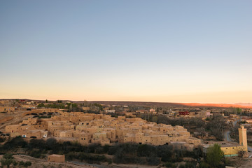 Obraz premium Village of Berrem near Midelt, Morocco