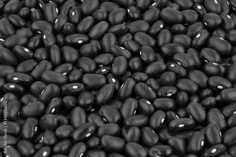 Wall mural black beans background