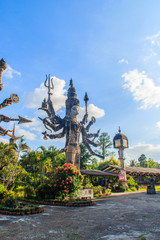 Shiva at Sala Keoku, the park of giant fantastic concrete sculpt