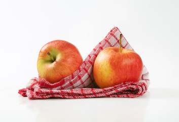 two ripe apples