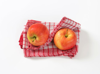 two ripe apples