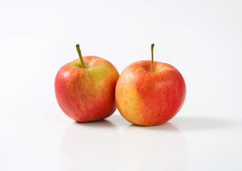 two ripe apples