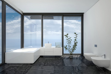 Bathroom in the sky